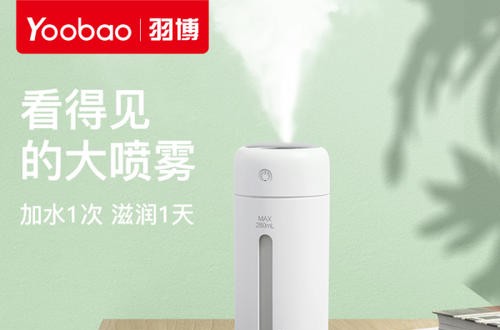 羽博迷你加湿器 颜值高，加湿效果好